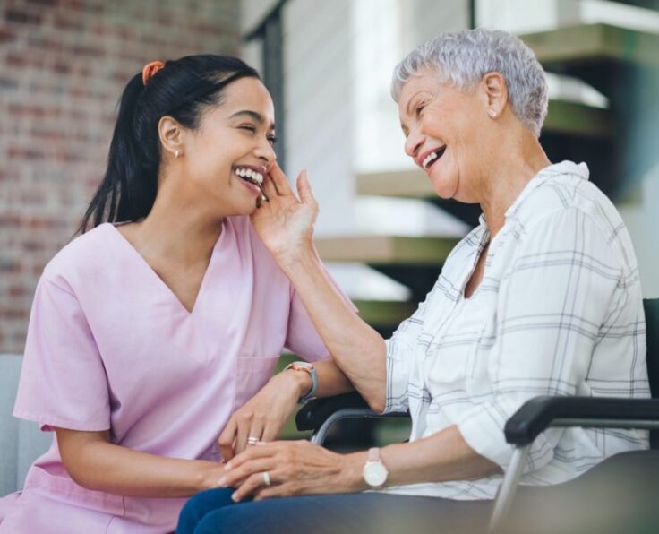 shot-of-a-young-nurse-caring-for-an-older-woman-in-a-wheelchair-1024x683